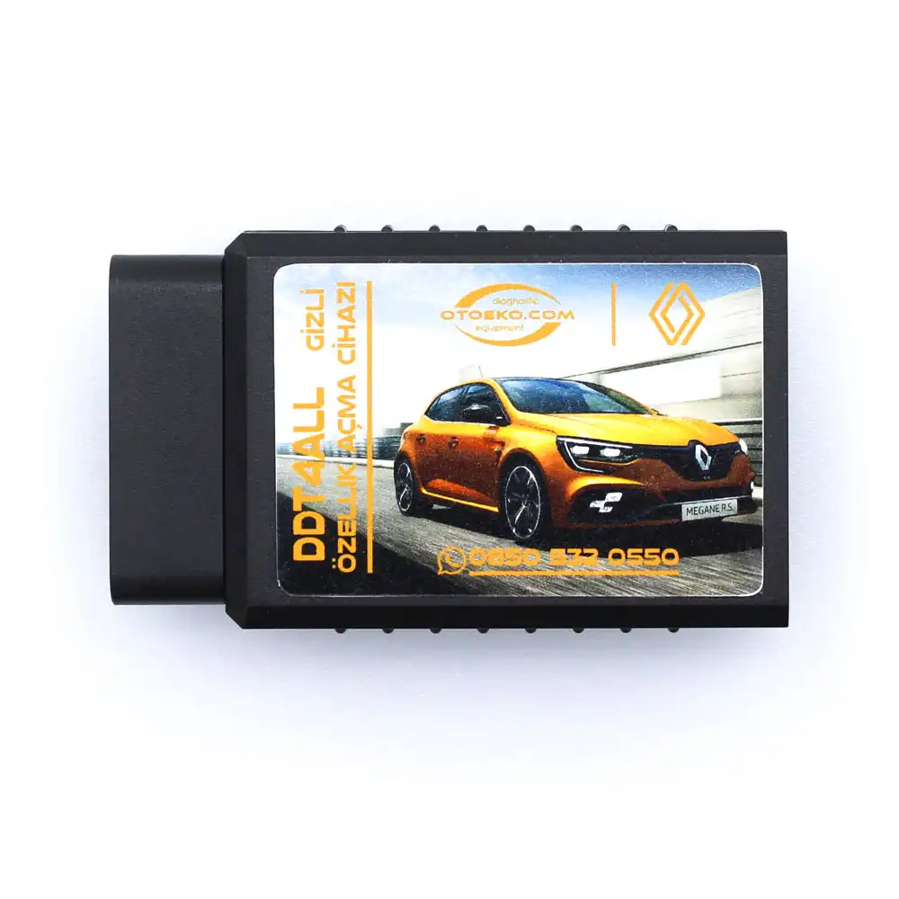 جهاز فحص وبرمجة الأنظمة الإلكترونية للسيارات Renault Dacia ddt4all Gizli Özellik Açma Cihazı / (Renault) الاحترافي - 5